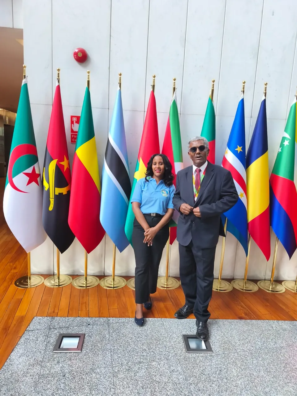 Delegates at the African Union headquarters, Addis Ababa.