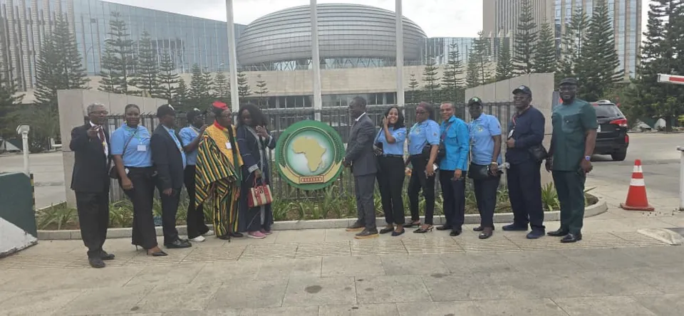 Delegates at the African Union headquarters, Addis Ababa.