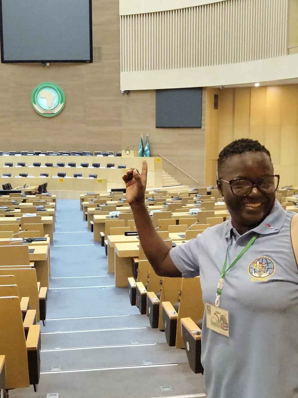 Delegates at the African Union headquarters, Addis Ababa.