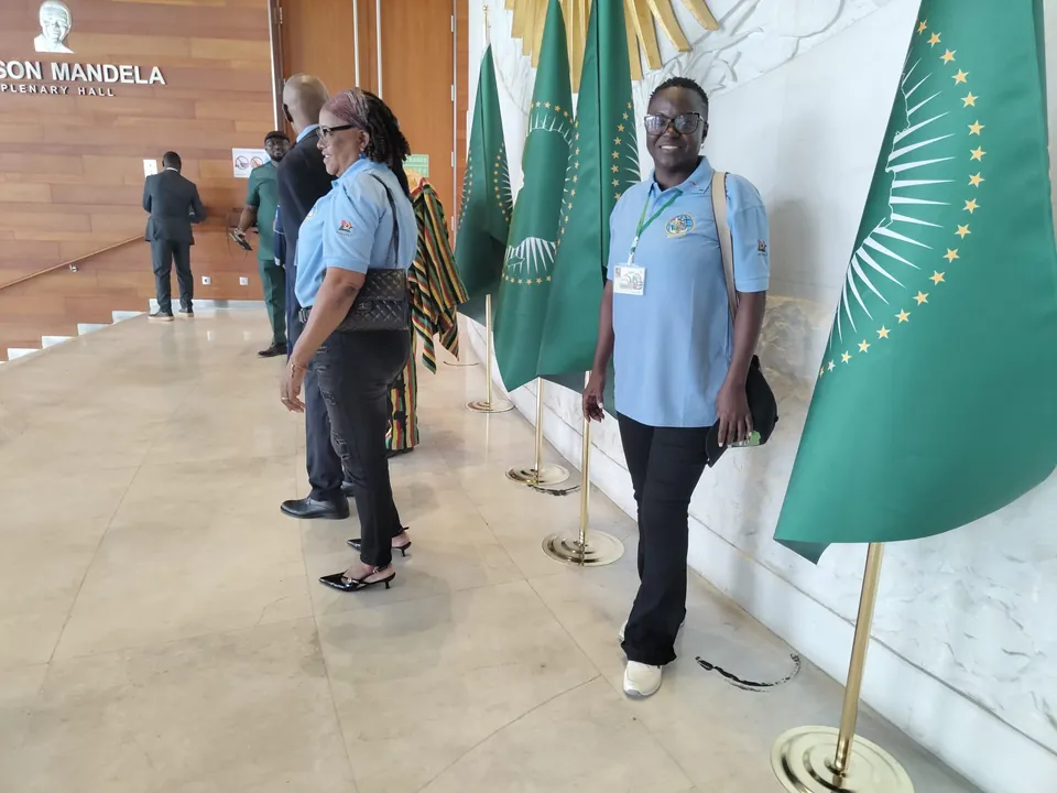 Delegates at the African Union headquarters, Addis Ababa.