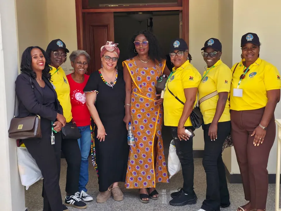Delegates at the Cuban Embassy in Addis Ababa.