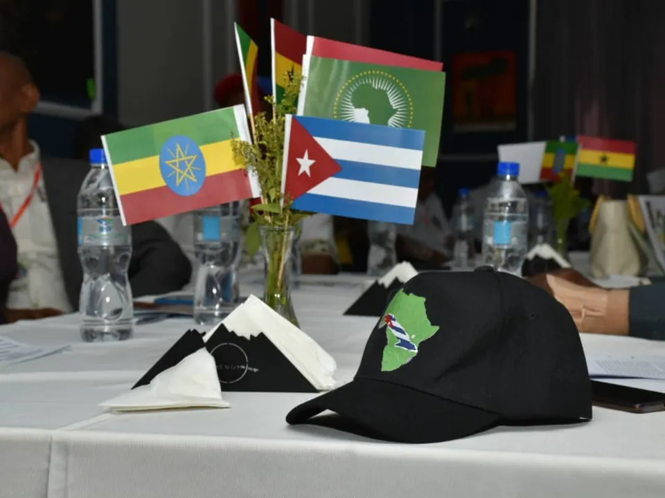Delegates at the first Pan-African Festival of Cuban-Trained Graduates, Addis Ababa.