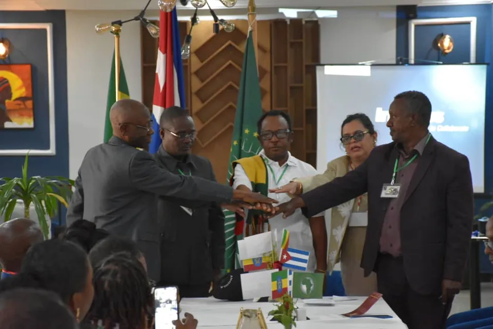 Delegates at the first Pan-African Festival of Cuban-Trained Graduates, Addis Ababa.