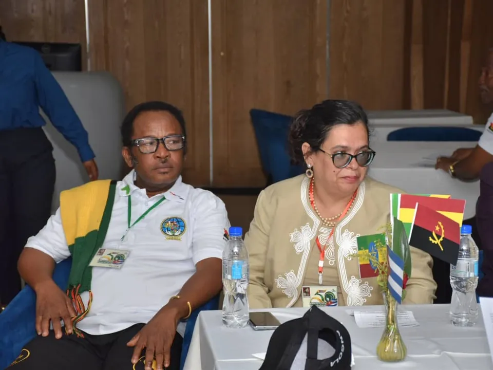 Delegates at the first Pan-African Festival of Cuban-Trained Graduates, Addis Ababa.
