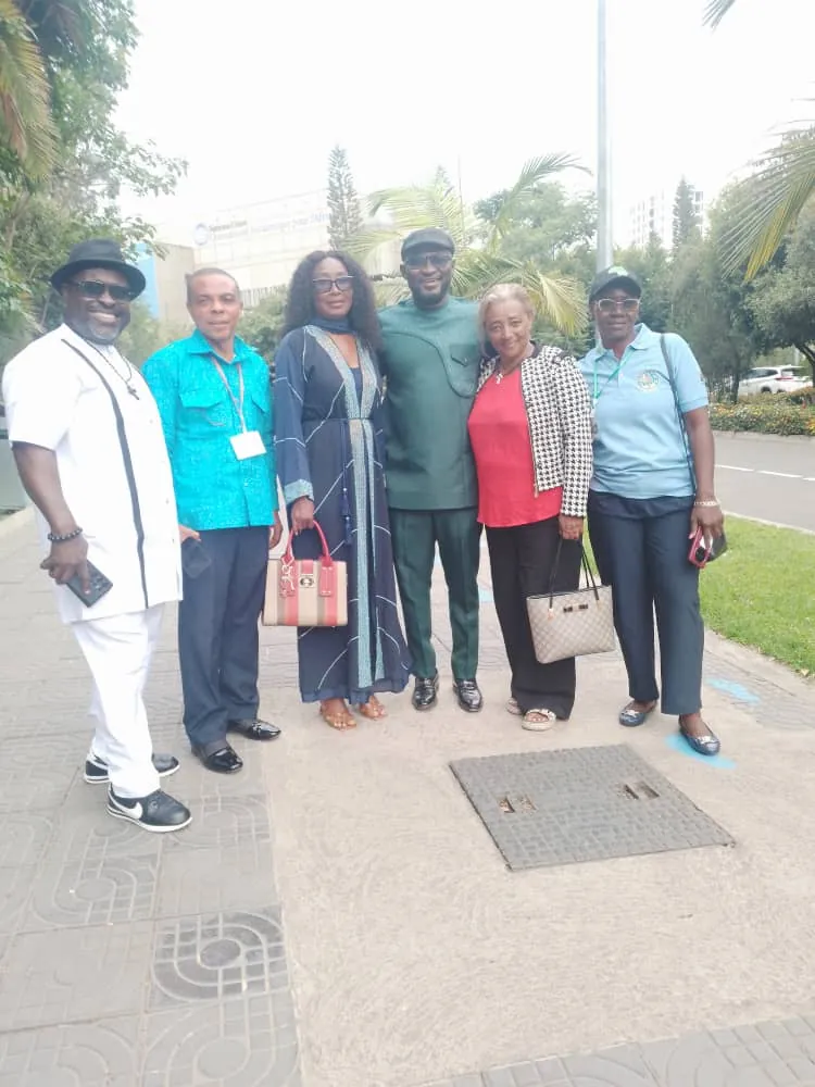 Delegates during a visit around Addis Ababa.