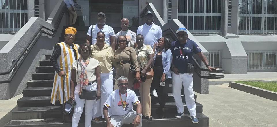 Delegates during a visit around Addis Ababa.