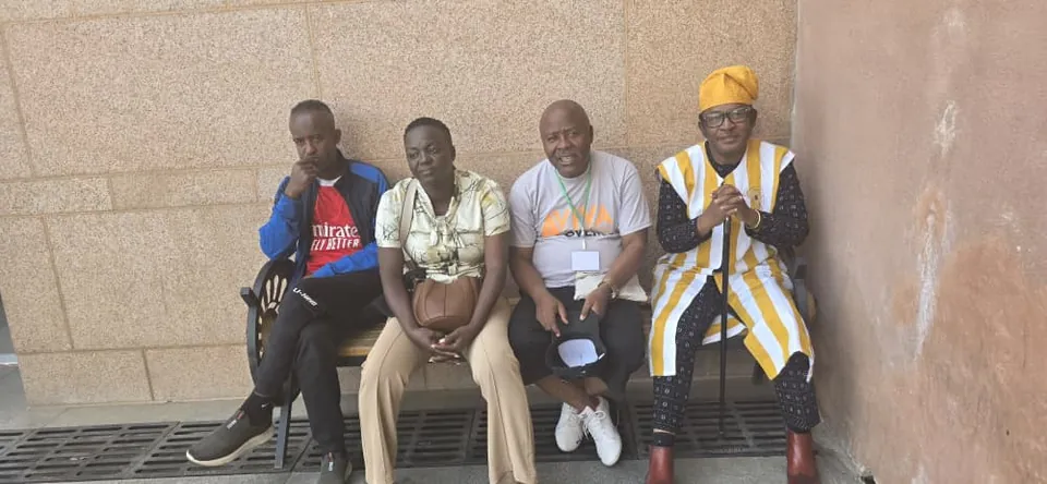 Delegates during a visit around Addis Ababa.